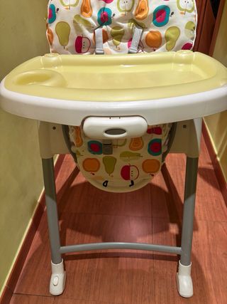 Trona para bebé con estampado de frutas