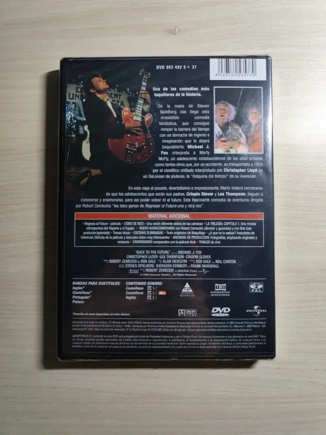 Regreso al Futuro I DVD