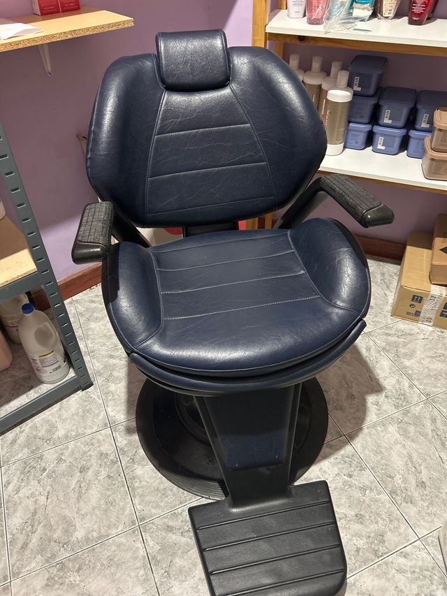 Sillón de barbería profesional