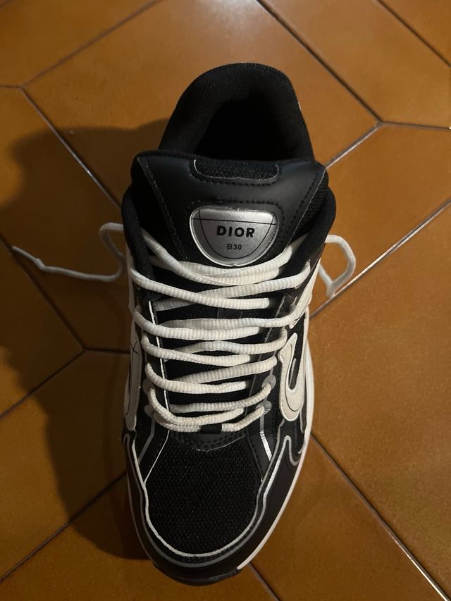 Zapatillas Dior B30 Negro/Blanco