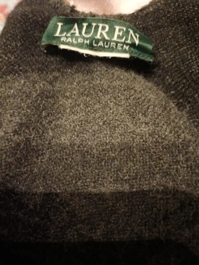 Capa mujer negra y gris talla única