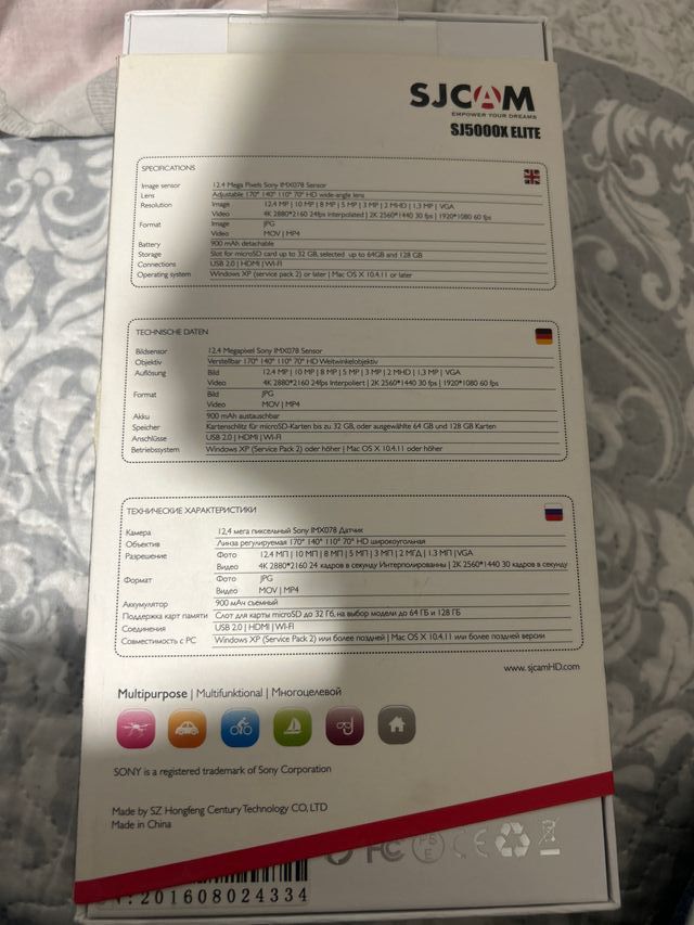 Cámara de fotos y video