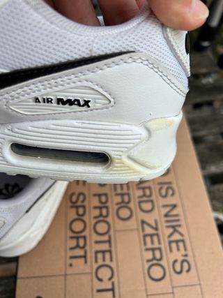 Nike Air Max 90 Mujer Gris y Blanco