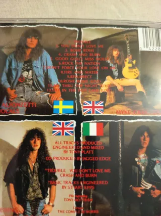 Jagged Edge Trouble CD 12 tracks Rock City Angels