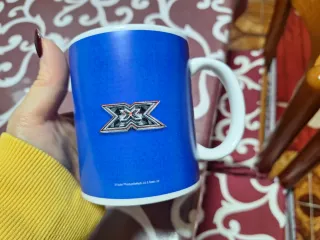 Tazza Ceramica X Factor Blu Giallo