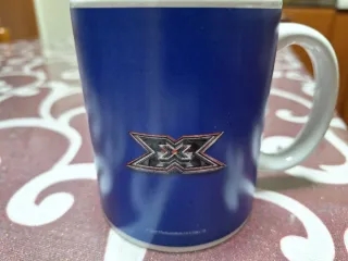 Tazza Ceramica X Factor Blu Giallo