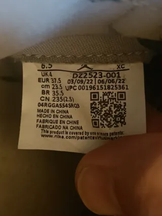 Nike Air Jordan 1 Mid Niño Gris/Negro