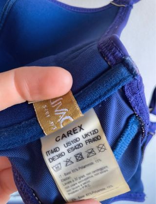 Bikini DAVID azul y multicolor