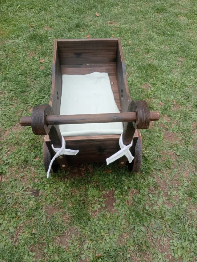 Carrito de madera para bodas