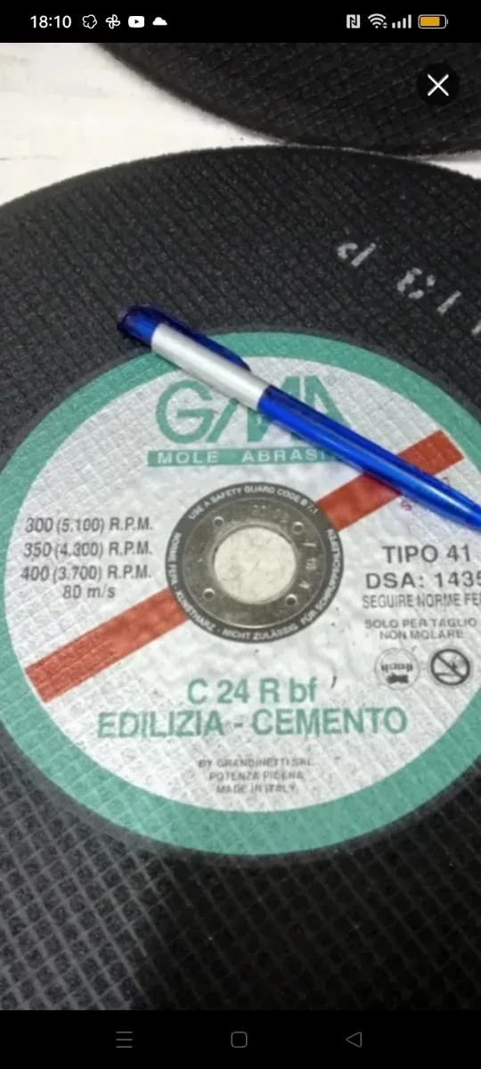 2 discos abrasivos 350mm