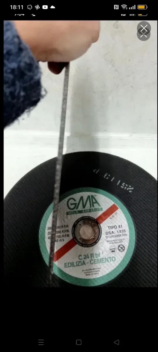 2 discos abrasivos 350mm