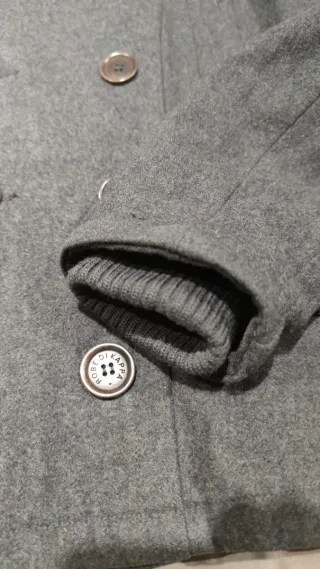 Cappotto doppiopetto Kappa Tg. M Grigio