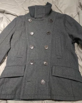 Cappotto doppiopetto Kappa Tg. M Grigio