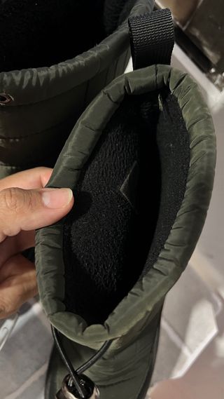 Botas térmicas de invierno verdes semi nuevas