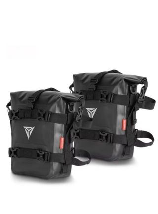 Alforjas Moto Impermeables Negras trail