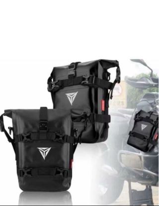 Alforjas Moto Impermeables Negras trail