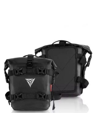 Alforjas Moto Impermeables Negras trail