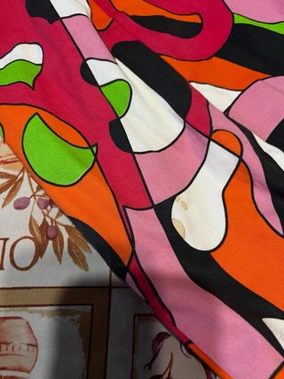 Traje Flamenca Diseño Étnico Multicolor