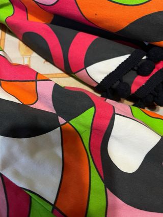 Traje Flamenca Diseño Étnico Multicolor