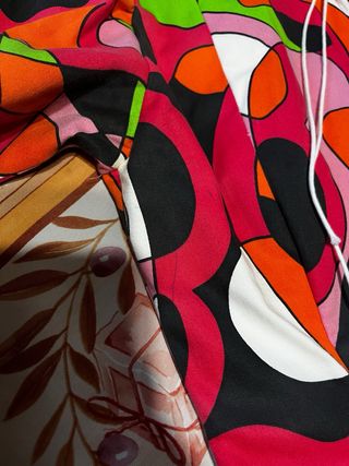 Traje Flamenca Diseño Étnico Multicolor