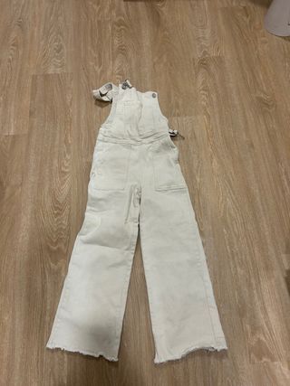 Peto vaquero beige ancho