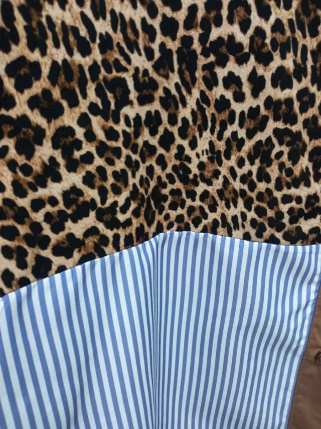 Camisa oversize combinada