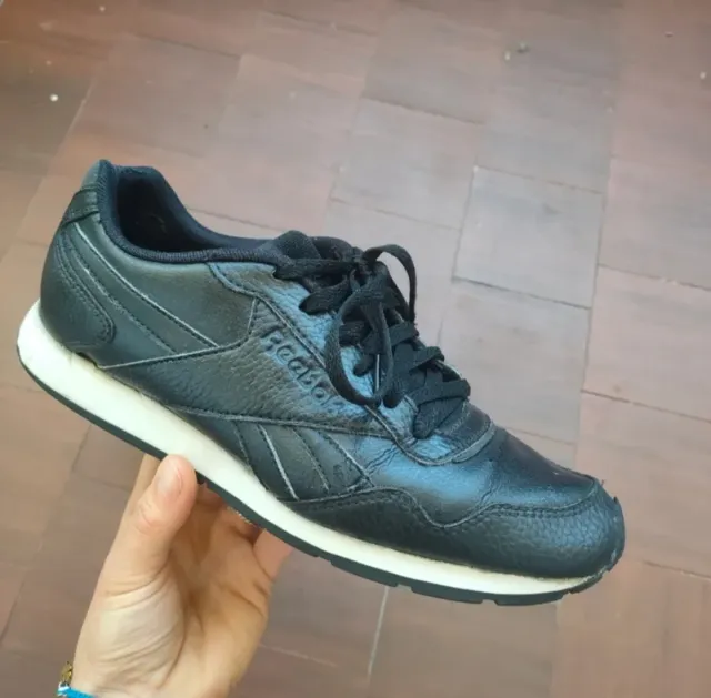 Reebok Clásicas Negras de cuero