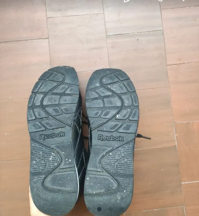 Reebok Clásicas Negras de cuero