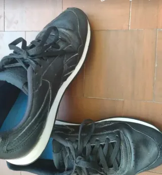 Reebok Clásicas Negras de cuero