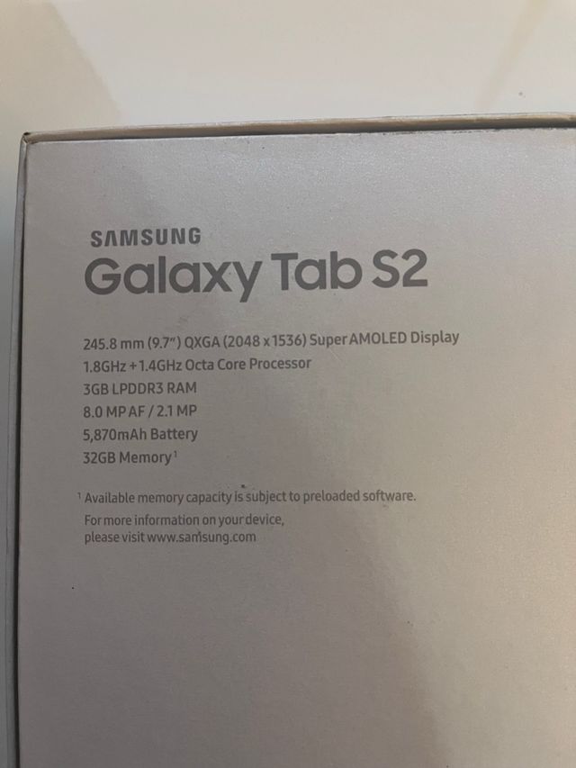 Samsung Galaxy Tab S2 Negra