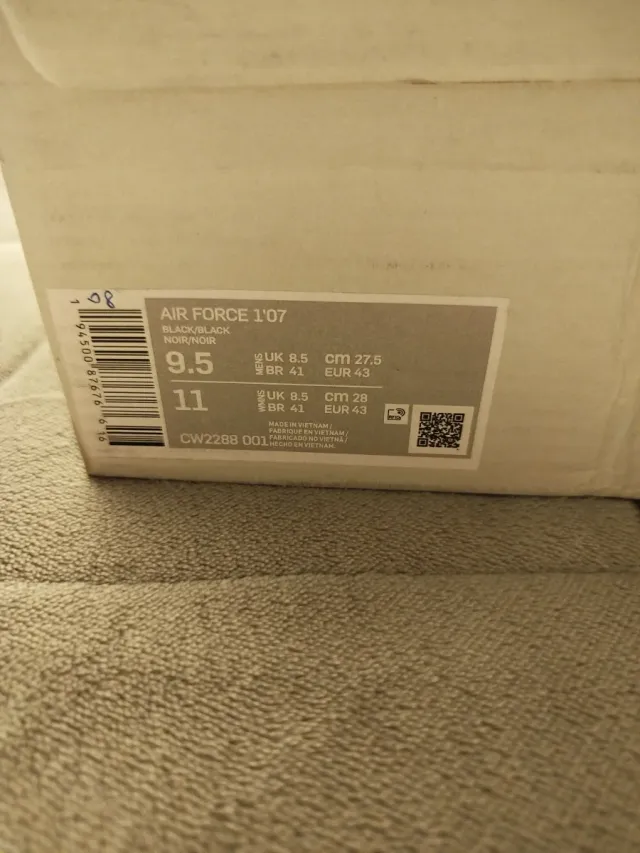 Nike Air Force 1 Low Scarpe Uomo Nere