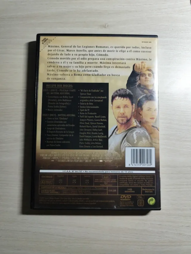 Gladiator DVD