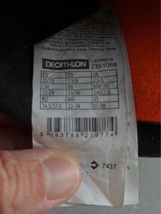 Patines Oxelo Talla 35-38