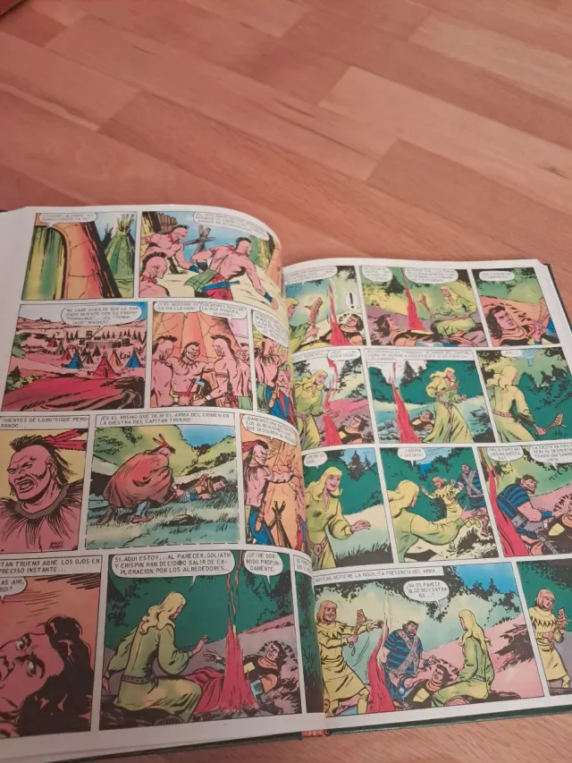 5 Comics encuadernados Capitan Trueno
