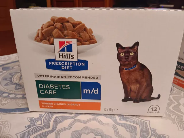Hill's Prescription Diet m/d Gatos 47Sobres.