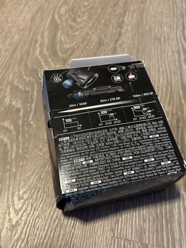 Lampada frontale ONTRAIL 900 Lumen