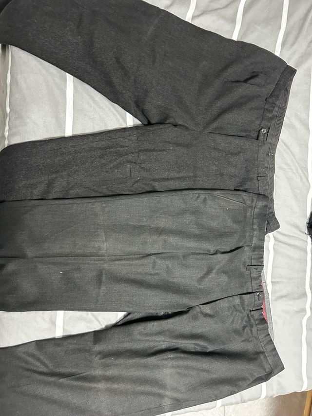 Pack 4 Pantalones Vestir Grises y negros