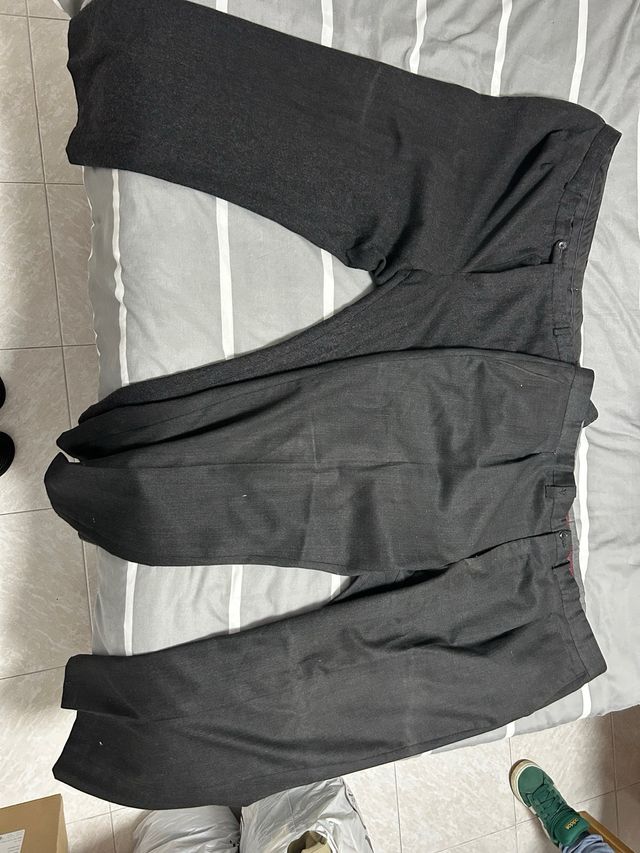 Pack 4 Pantalones Vestir Grises y negros