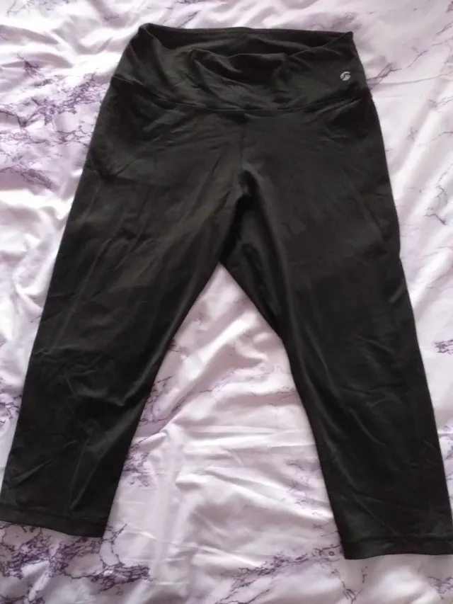 Leggings pirata Crivit negros talla M