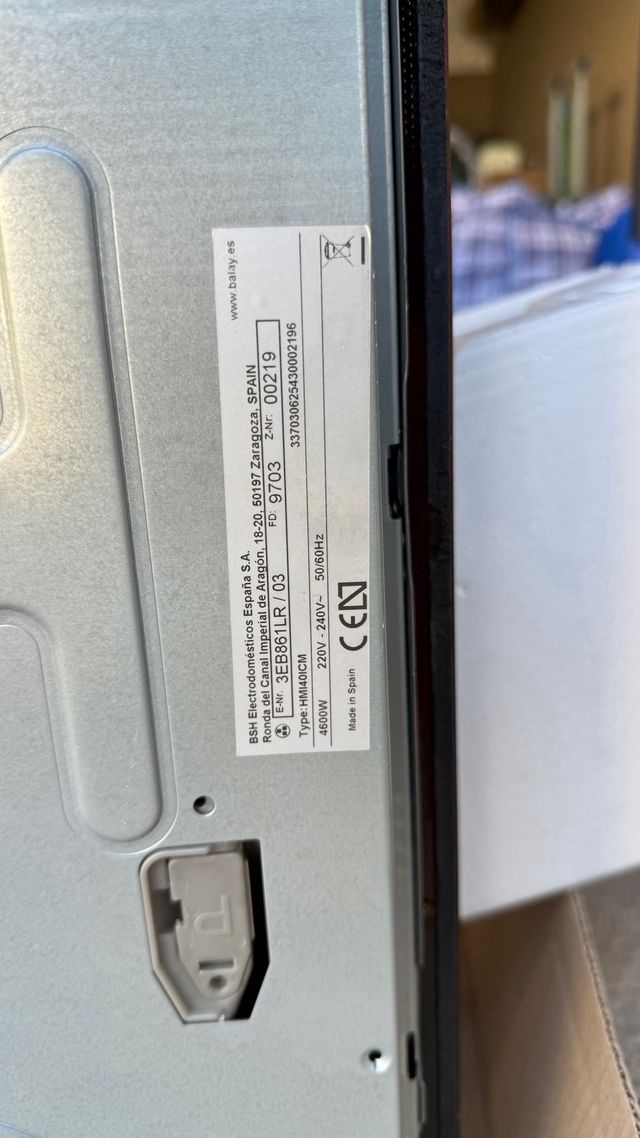 Placa de inducción Balay