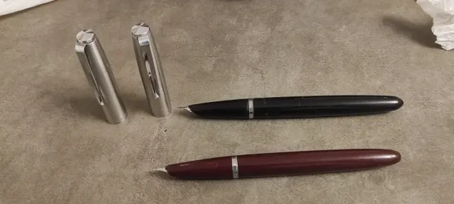 2 penne stilografiche Inoxcrom 55