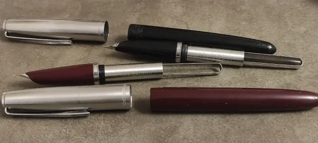 2 penne stilografiche Inoxcrom 55