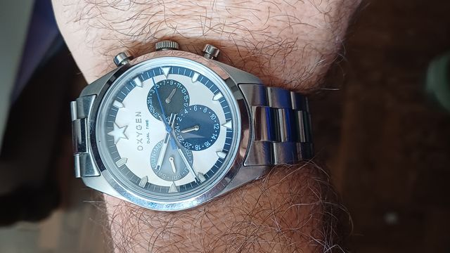 Reloj Oxygen Cuarzo Plata y Blanco