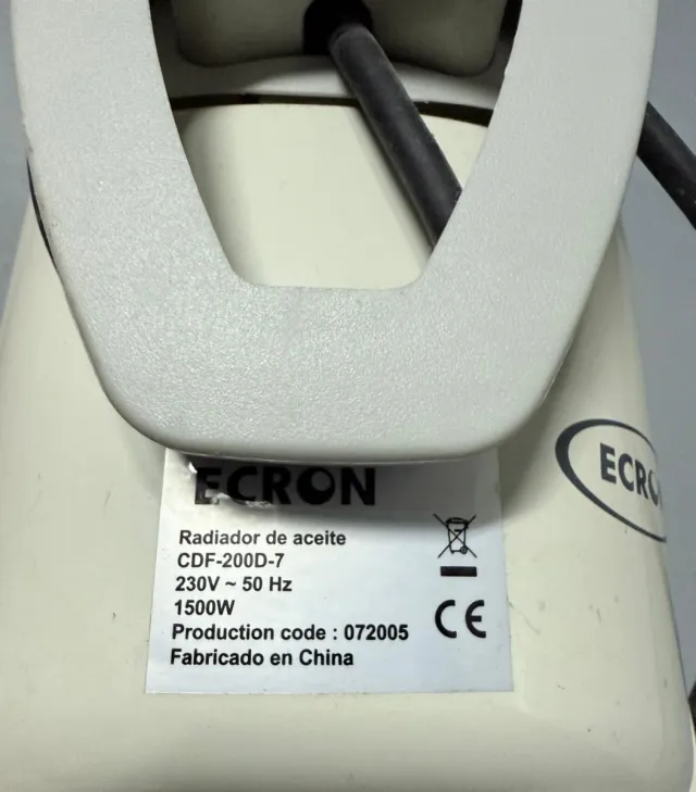 Radiador aceite Ecron 7 módulos