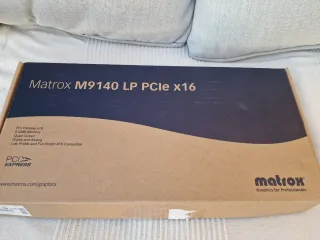 Matrox M9140 LP PCIe x16 Tarjeta Gráfica