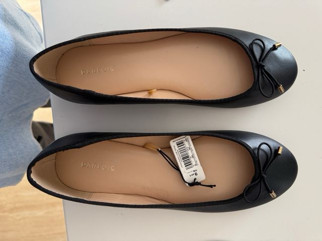 Manoletinas negras talla 37