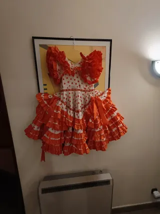 Traje Flamenca Niña 4-6 Años