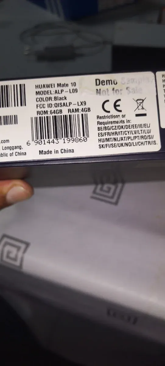 Huawei Mate 10 4GB RAM 64GB Negro