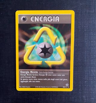 Set 5 Carte Pokémon Energia - 1 Rara