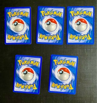 Set 5 Carte Pokémon Energia - 1 Rara